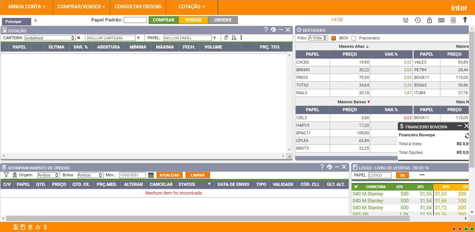 home broker banco inter